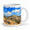 Mug Provence - Le Moulin des collines, anse à droite
