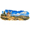 Mug Provence - Le Moulin des collines, décor à plat