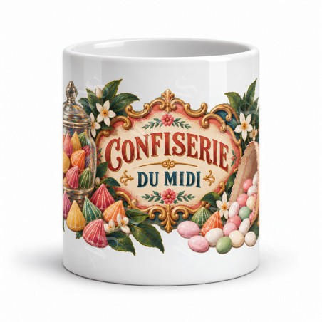 Mug gourmand - Confiserie du Midi, vue de face