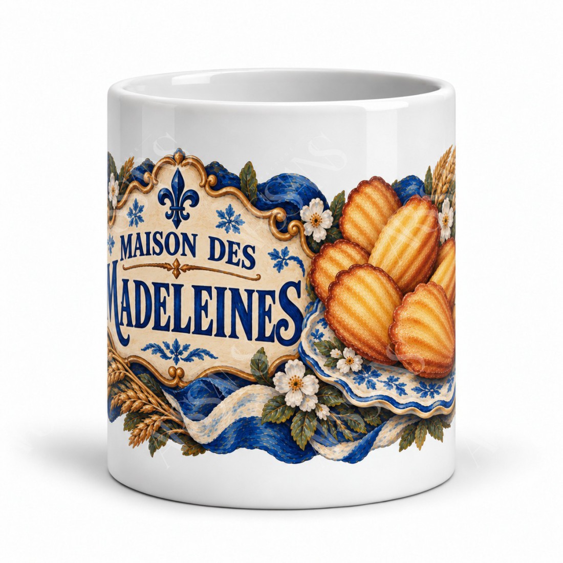 Mug gourmand - Maison des madeleines, vue de face