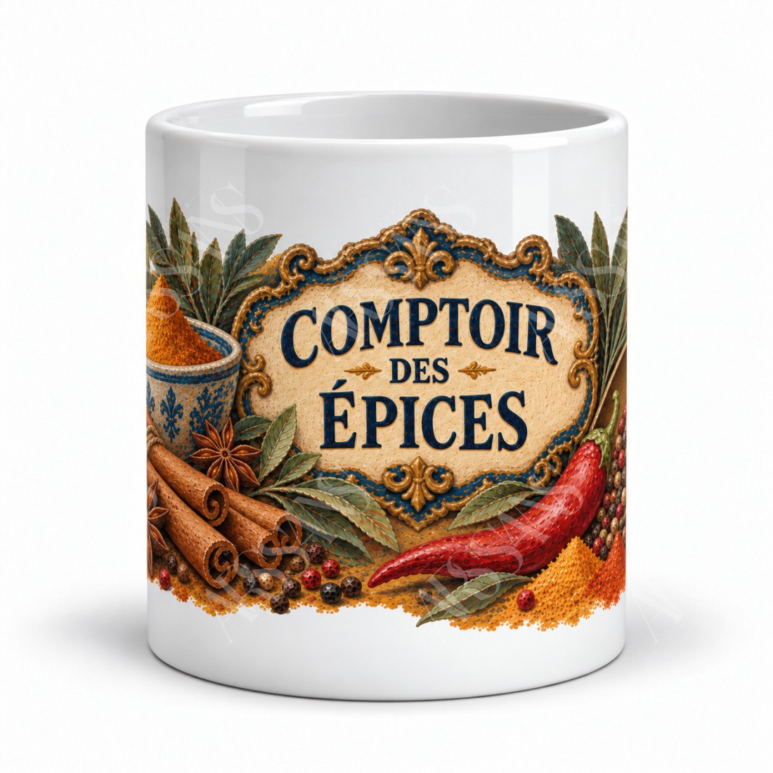Mug métiers d’autrefois - Le Comptoir des épices, vue de face
