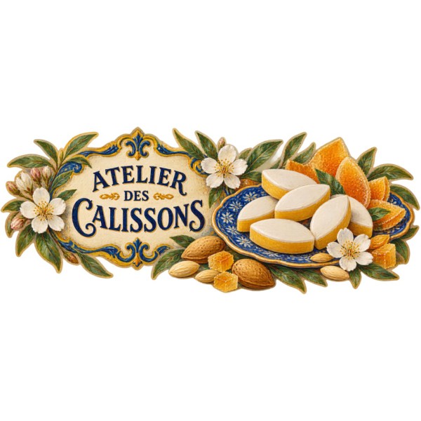 Mug gourmand - L’Atelier des calissons, décor à plat