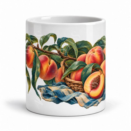Mug gourmand - Pêches de velours, vue de face