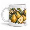 Mug gourmand - Poires du jardin, anse à gauche