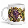 Mug gourmand - Raisins de la treille, anse à gauche