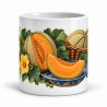 Mug gourmand - Melon et panier d’été, vue de face