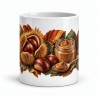 Mug gourmand - Châtaignes et crème de marrons, vue de face