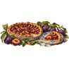 Mug gourmand - La Tarte aux prunes, décor à plat