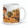 Mug métiers d’autrefois - La Menuisière, anse à droite
