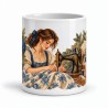 Mug métiers d’autrefois - La Couturière, façon tableau, vue de face