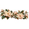 Mug fleurs - Magnolias de porcelaine, décor à plat