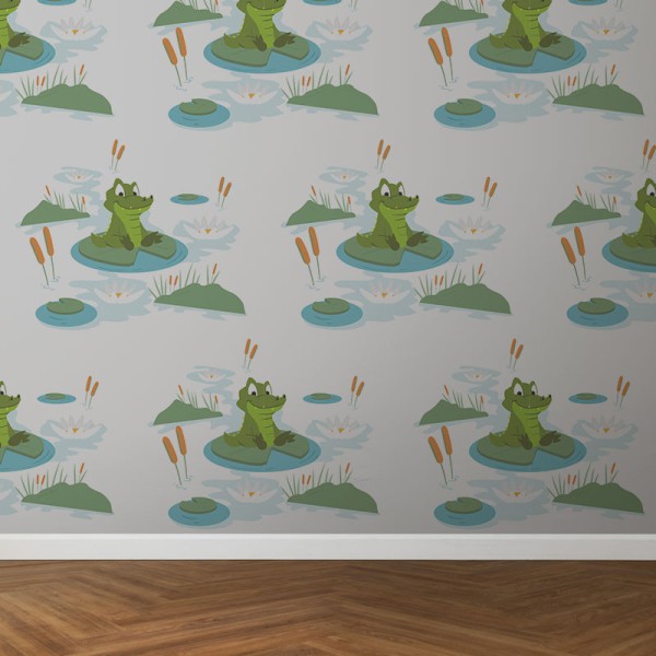 Papier Peint Crocodile — Ambiance 3