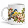 Mug nature - Les Mésanges du verger, anse à gauche