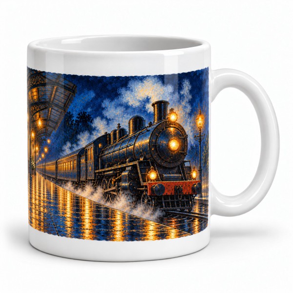 Mug voyage - La Gare de nuit, anse à droite