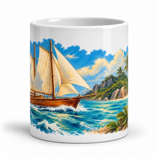 Mug voyage - Le Voilier des alizés, Manufacture Arssans