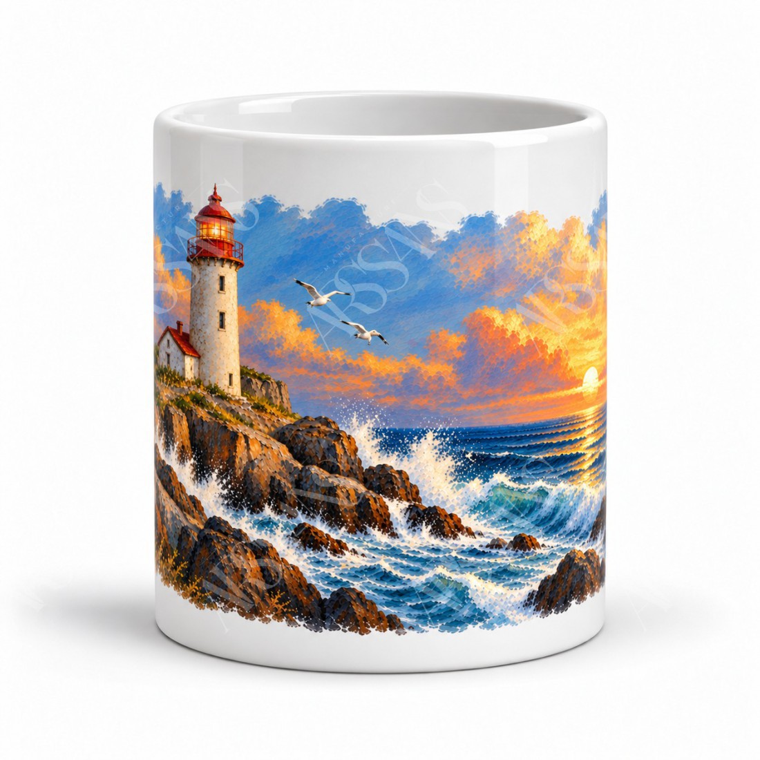 Mug voyage - Le Phare du grand large, vue de face