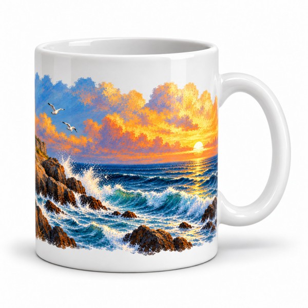 Mug voyage - Le Phare du grand large, anse à droite