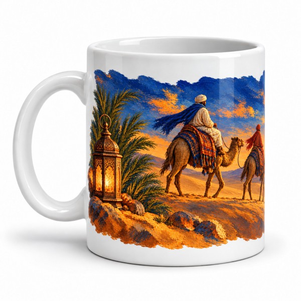 Mug voyage - La Caravane du désert, anse à gauche