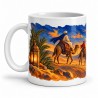 Mug voyage - La Caravane du désert, anse à gauche