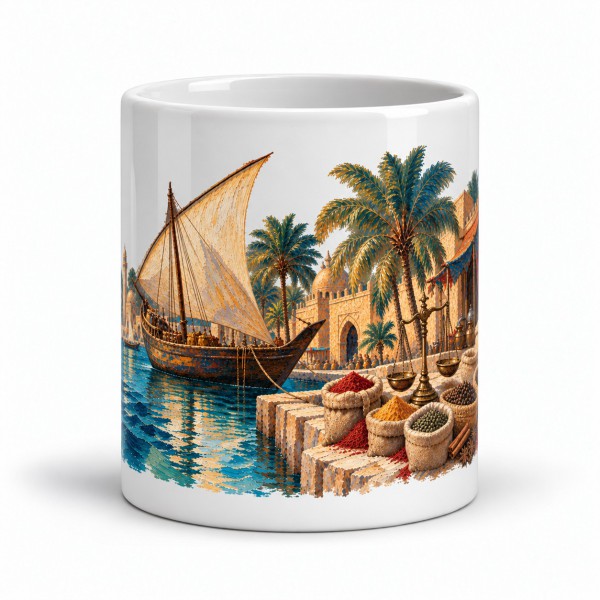 Mug voyage - L’Escale des épices, Manufacture Arssans