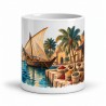 Mug voyage - L’Escale des épices, vue de face