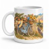 Mug Provence - La Bicyclette des beaux jours, anse à gauche