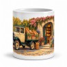 Mug rétro - Le Camion des livraisons, vue de face