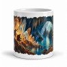 Mug Jules Verne - Voyage au centre de la Terre, façon tableau, vue de face