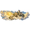 Mug imaginaire - Le Château dans les nuages, décor à plat