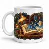 Mug imaginaire - La Bibliothèque des songes, anse à gauche