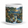 Mug imaginaire - La Forêt des lucioles, vue de face