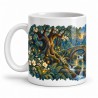 Mug imaginaire - La Forêt des lucioles, anse à gauche