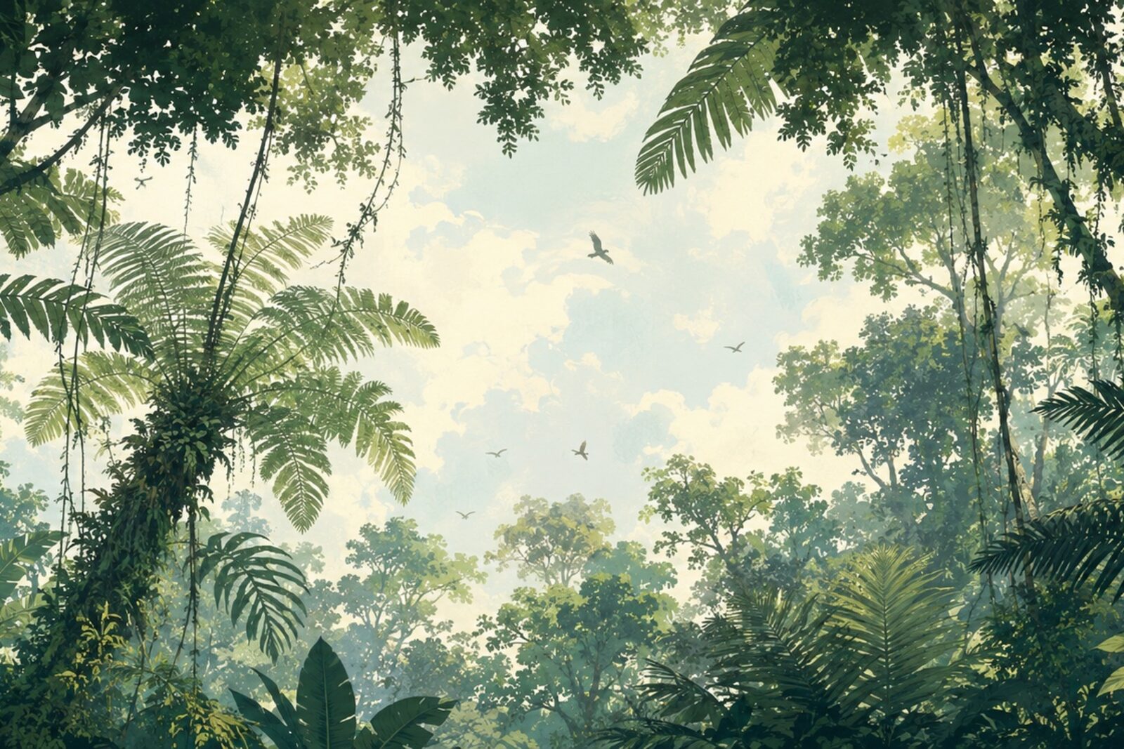 Mise en situation - Canopée tropicale (vue 01)