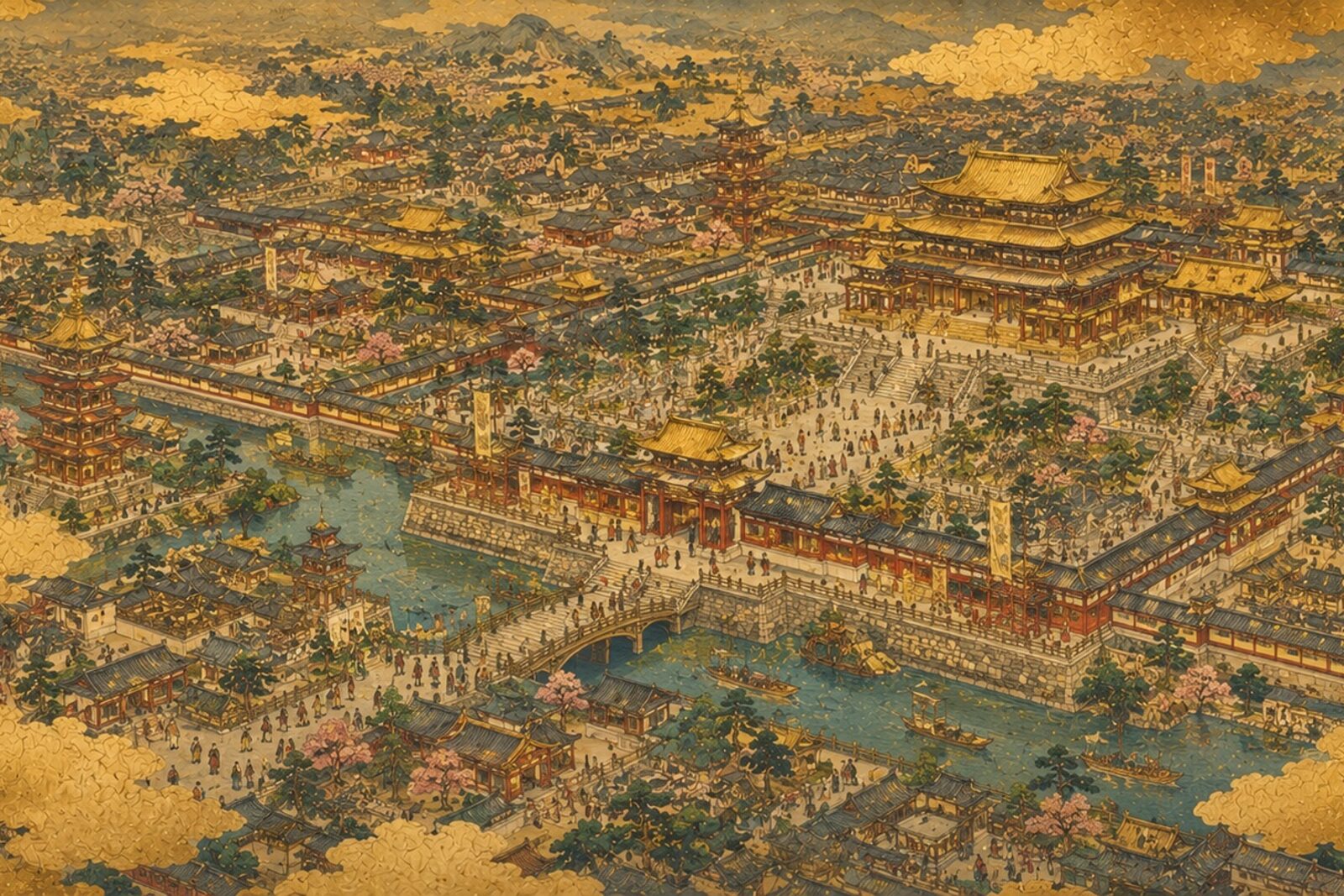 Mise en situation — Cité aux toits d'or (vue 01)