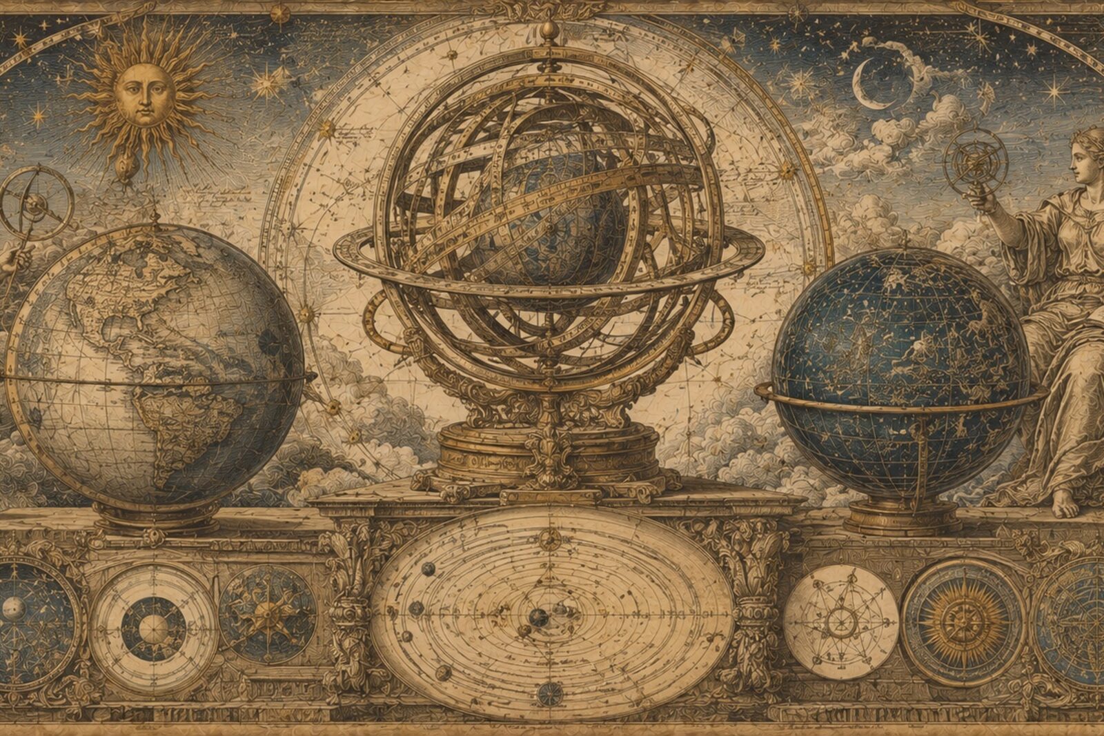 Mise en situation - Cosmographie et sphères du monde (vue 01)