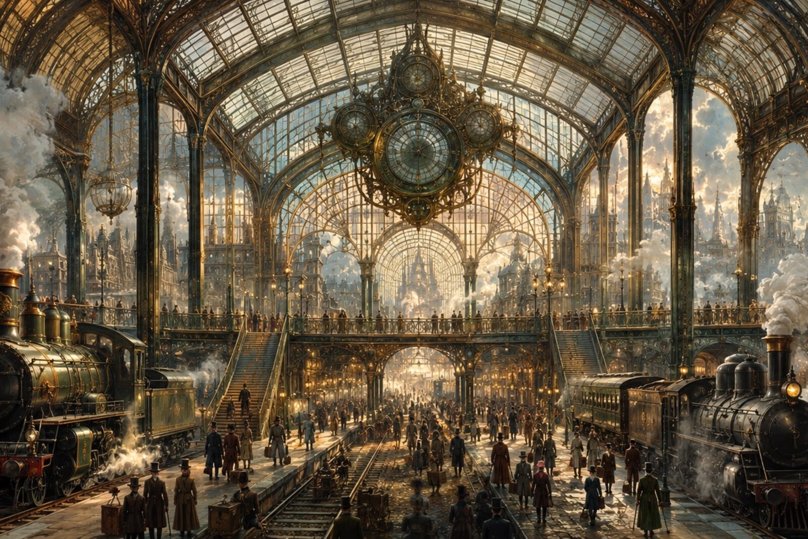 Mise en situation - Gare-cathédrale du voyage extraordinaire (vue 01)