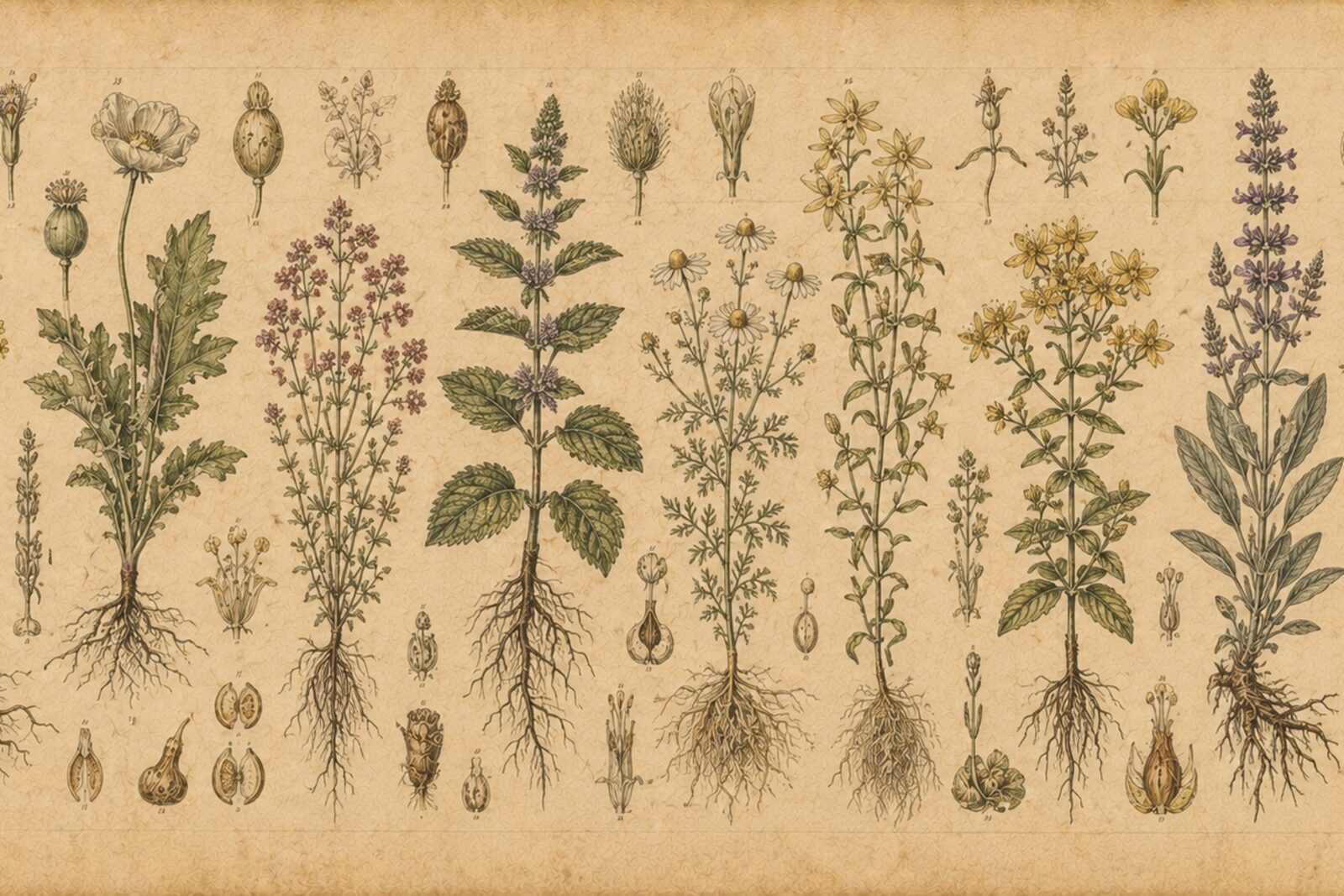 Mise en situation - Herbier de plantes médicinales (vue 01)