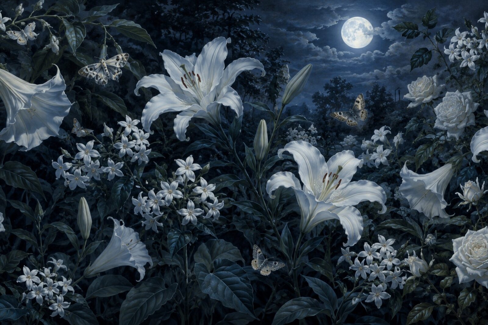 Mise en situation - Jardin nocturne (vue 01)