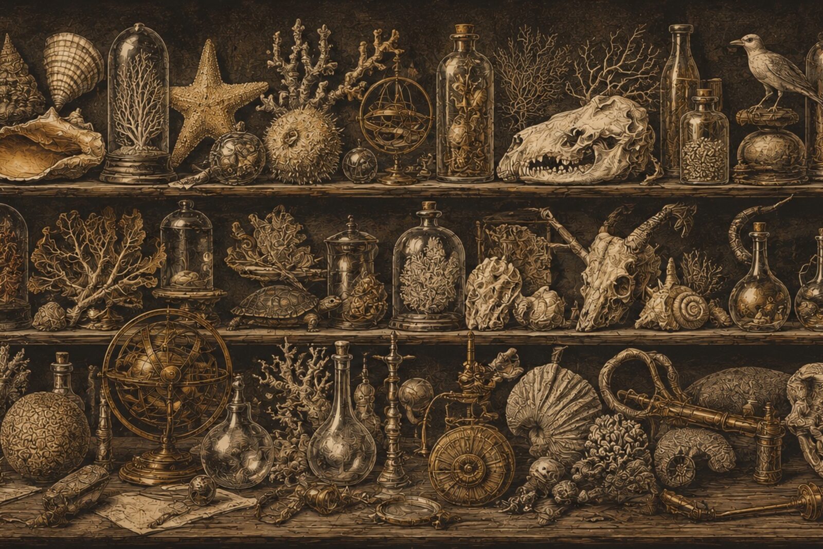 Mise en situation - Le Cabinet de Curiosités (vue 01)