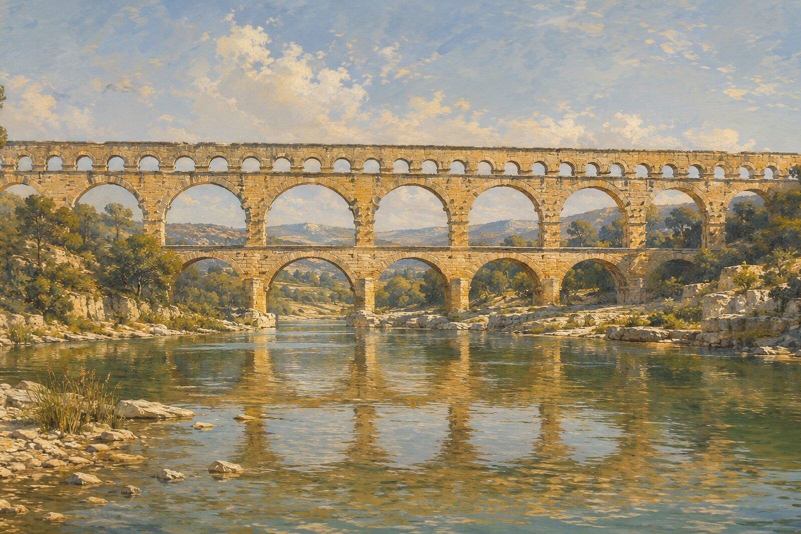 Mise en situation - Le Pont du Gard (vue 01)