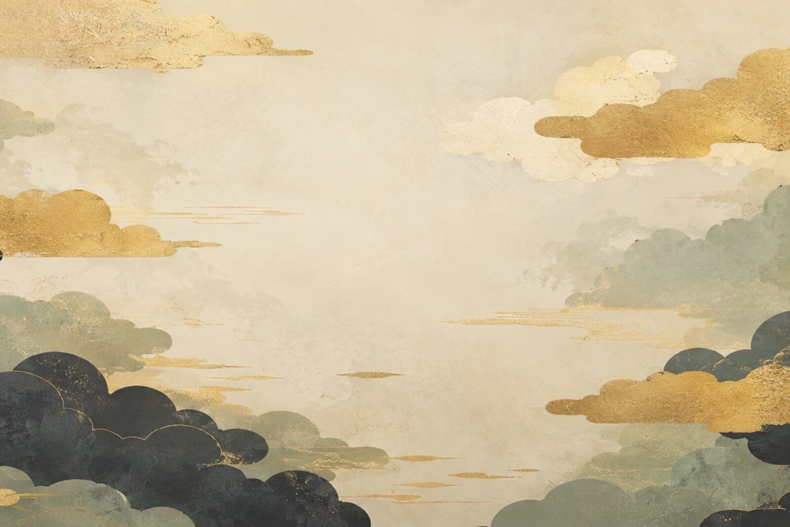 Mise en situation — Nuages dorés rinpa (vue 01)
