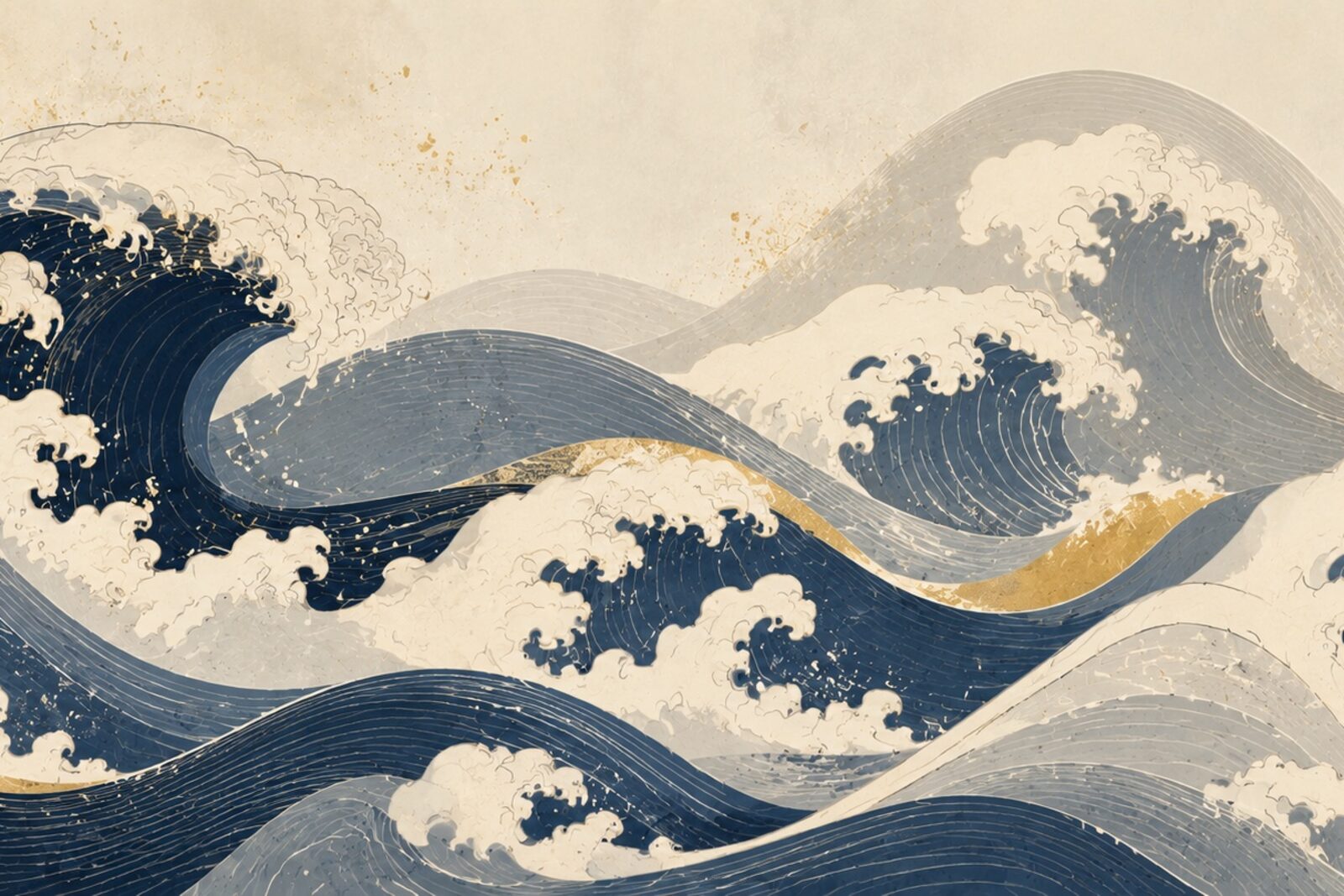 Mise en situation - Vagues Japonisantes (vue 01)