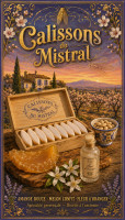 Affiche vintage confiserie - Calissons du Mistral