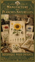 Affiche vintage imagerie ancienne - Manufacture des Planches Naturelles