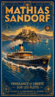 Affiche vintage Jules Verne - Mathias Sandorf