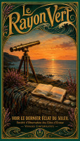 Affiche vintage Jules Verne - Le Rayon Vert