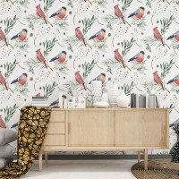 Papier Peint Aquarelle Aves