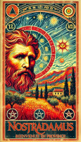 Affiche vintage Provence - Le Prophète des Étoiles