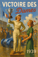 Magnet Championne en Blanc - 1939