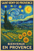 Magnet Saint-Rémy-de-Provence : Sous les Étoiles de Vincent